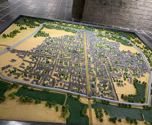 阳泉县建筑模型